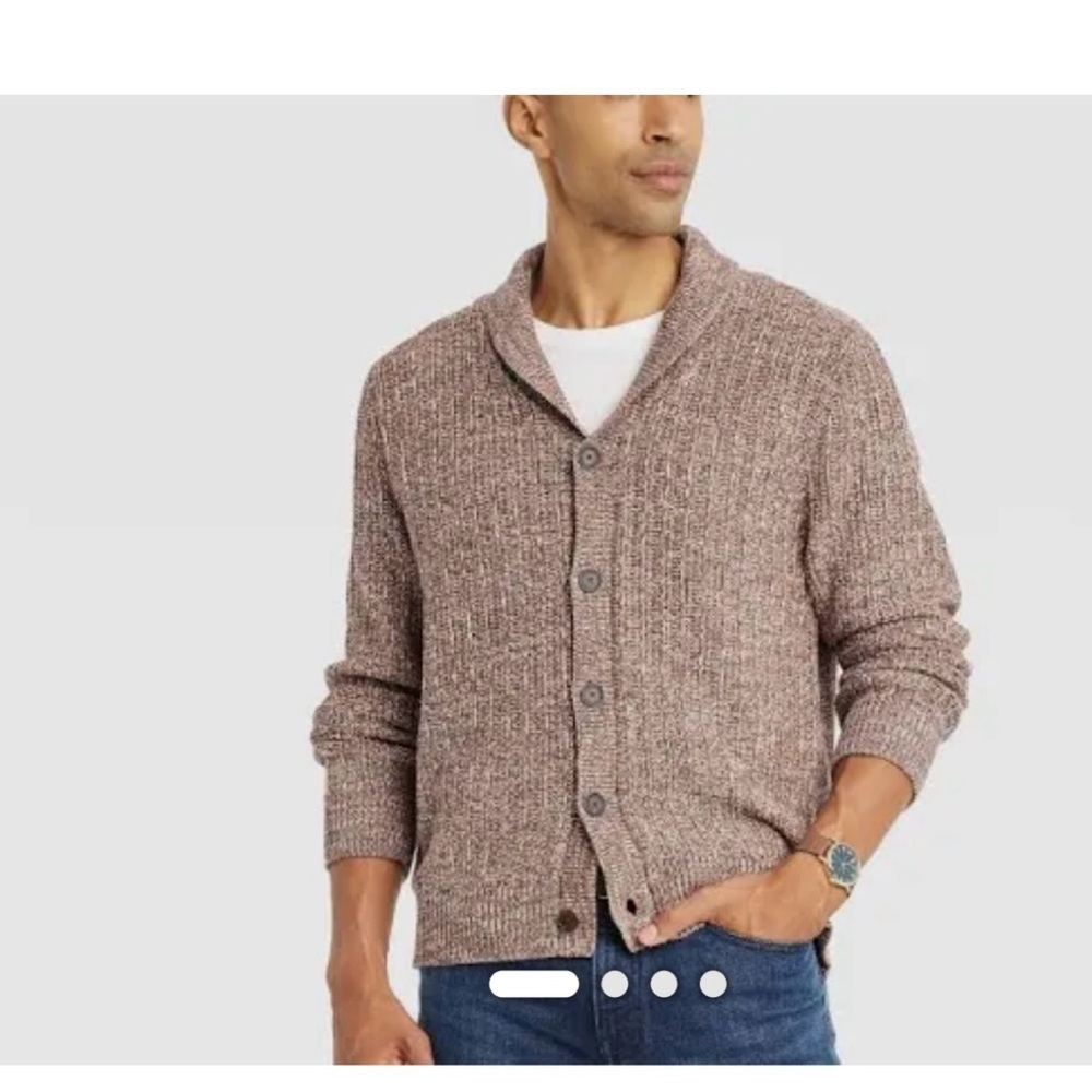 Goodfellow & Co Men's Shawl Collared Sweater Cardigan size small